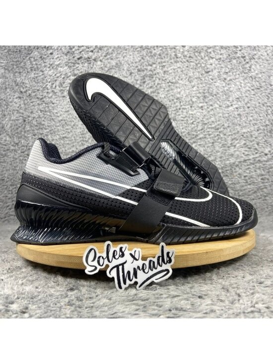 Nike Romaleos 4 Weightlifting Shoes Size 10 Men Black White CD3463-010 main image 6